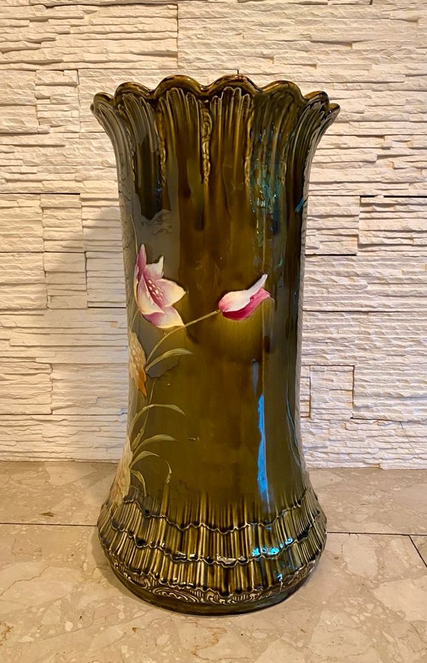 antike Jugendstil BODENVASE 1880-1910 von Ludwig Wessel - Bonn in Mönchengladbach