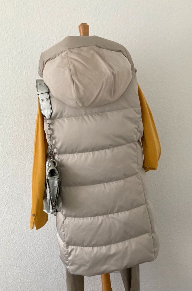 DUNO ❤️ LALEH Daunenparka & Weste beige DT 36 38 NEU NP 599,- in Hannover