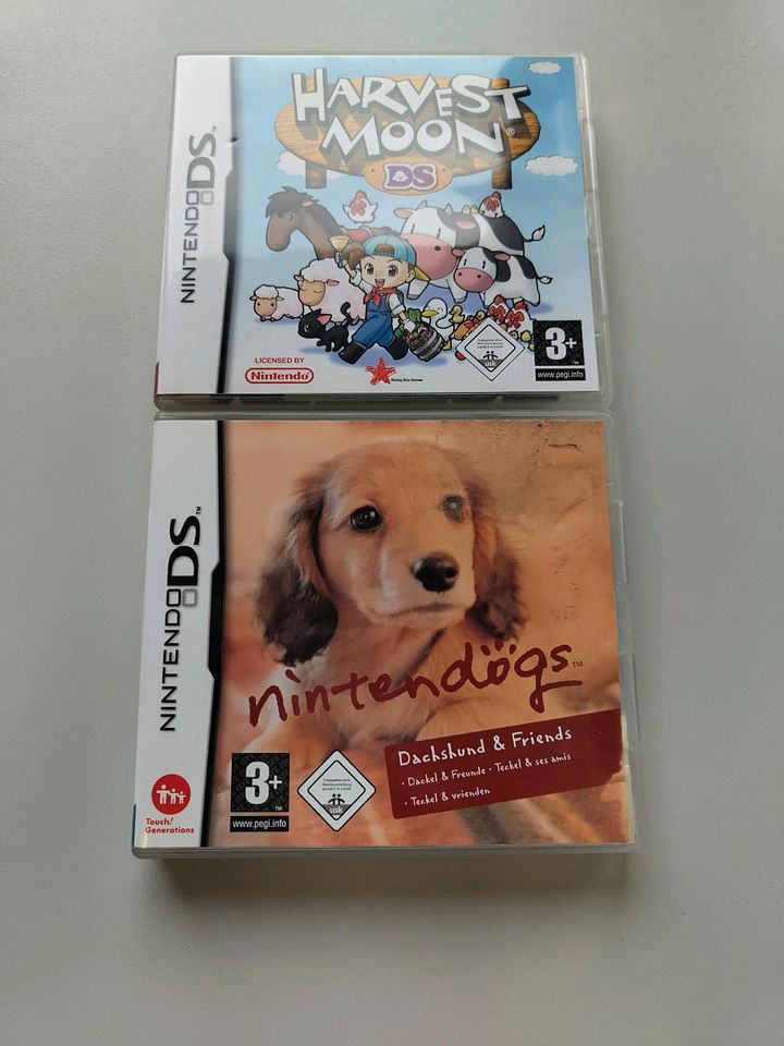 3 Nintendo Spiele 3DS *Konsole*Animal Crossing*Nintendögs* in Bad Salzuflen