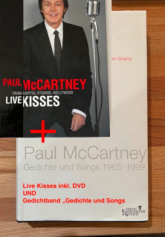 Paul McCartney Live Kisses inkl. DVD und Buch Gedichte & Songs in Bayern -  Straubing | Musik und CDs gebraucht kaufen | eBay Kleinanzeigen ist jetzt  Kleinanzeigen