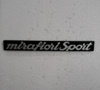 Fiat mirafiori Sport Emblem Logo Schriftzug Sachsen - Niederwiesa Vorschau