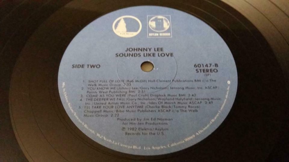 ! TIP TOP ! Johnny Lee Vinyl Album  ‎– Sounds Like Love –  VG++ in Köln