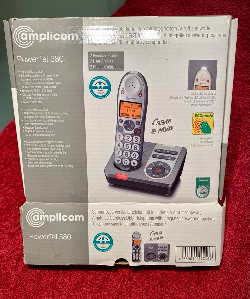 Seniorentelefon von Amplicom Power Tel 580 in Schwelm
