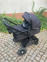 Beqooni Kinderwagen - schwarz - mit viel Zubehör Sachsen - Lengefeld Vorschau