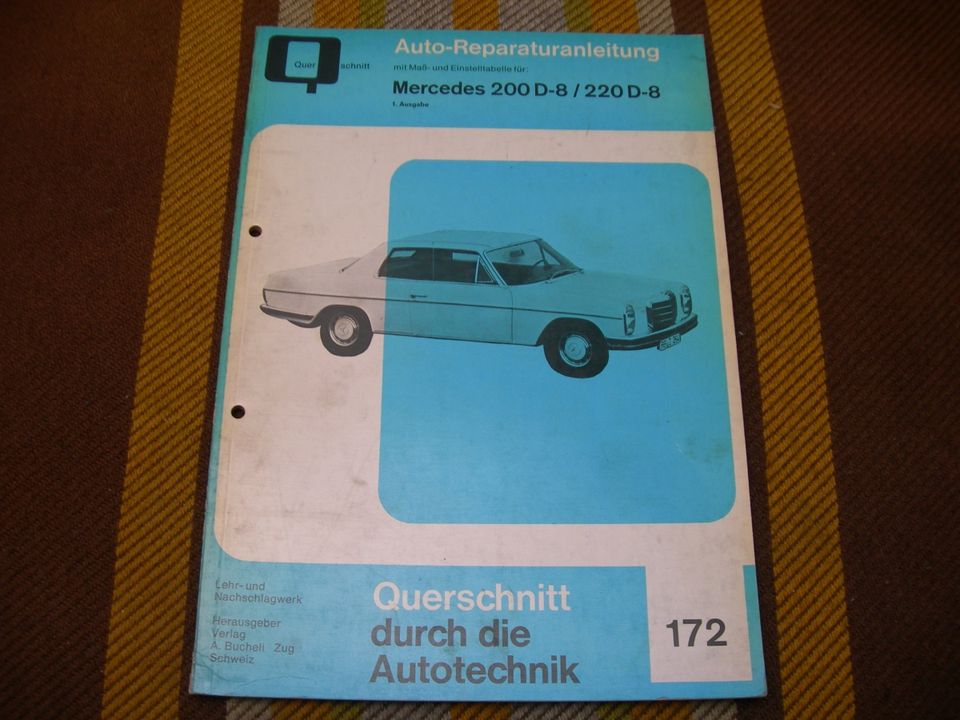 Mercedes Benz W114 Diesel 4 Zylinder Reparaturanleitung Bucheli in Passau