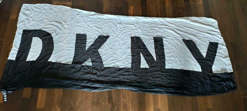 DKNY Schal Tuch NEU schwarz weiß Halstuch in Neuss