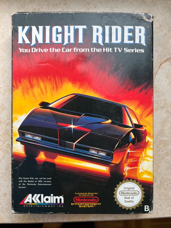 NES Spiel Knight Rider OVP CIB in Hamburg