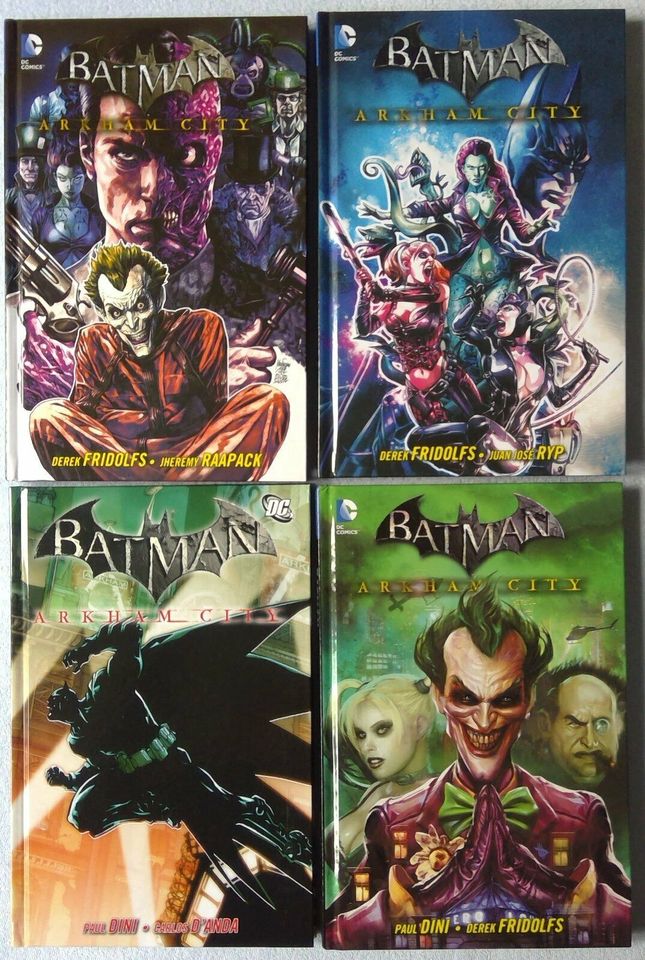 Batman -Arkham  City Buch 1-4, Hardcover limitiert (Panini) in Donauwörth