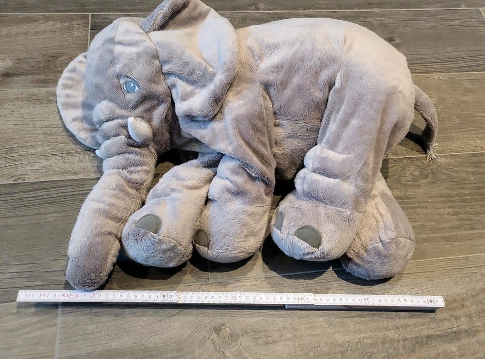 Ikea-Elefant Jättestor, ca. 60 cm, weiches Kuscheltier in Stafstedt