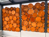 Holzscheiben als Sichtschutz selbst gemacht Bayern - Würzburg Vorschau