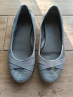 Ballerina Schuhe grau Bayern - Affing Vorschau