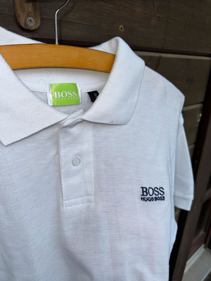 Polo Shirt Boss Größe S weiß in Maisach