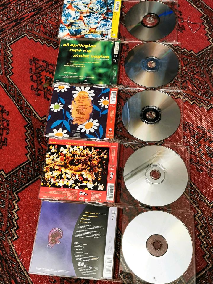 ALLE NIRVANA Maxi-CDs d. Studio Alben (außer "Smells like..") 90s in Alfter