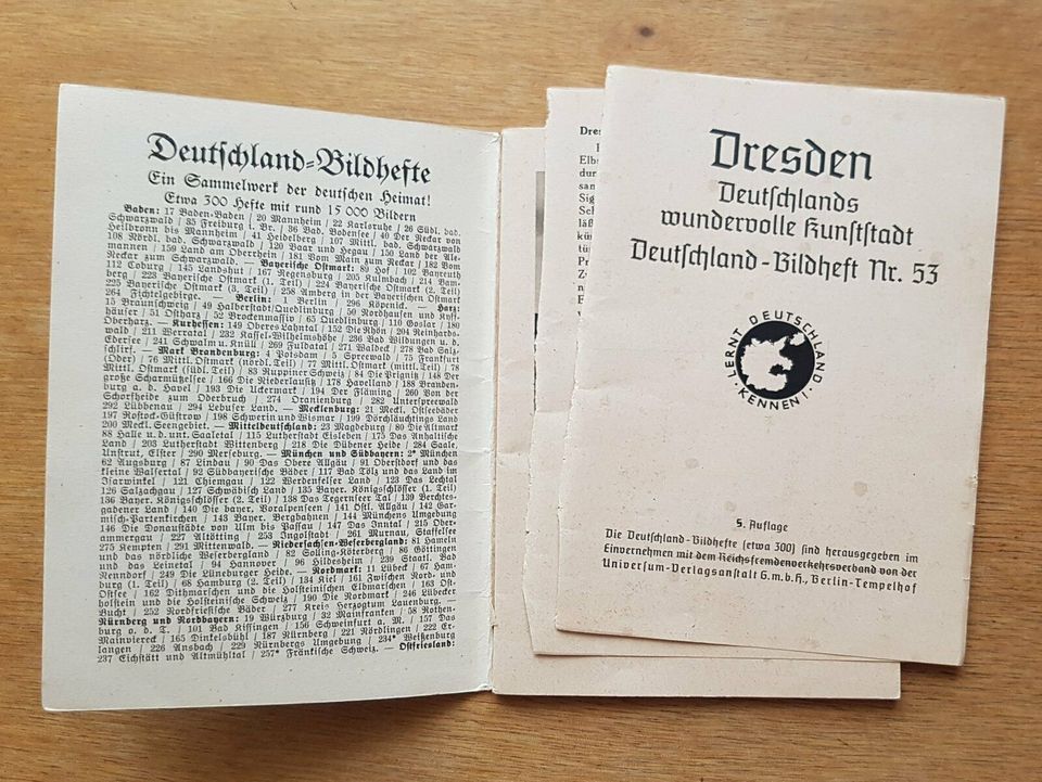 Deutschland-Bildheft "DRESDEN" Die Kunststadt Nr.53  gut erhalten in Dresden