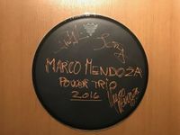 Marco Mendoza Power Trio Signed Drumhead ONE OF A KIND Saarland - Mettlach Vorschau