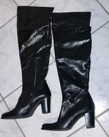 LODI Leder Stiefel Langschaft schwarz Gr. 40 Hessen - Wölfersheim Vorschau