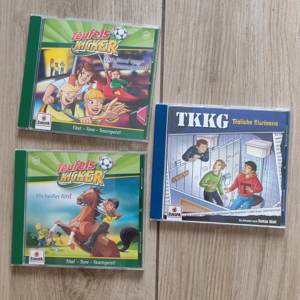 Teufelskicker und TKKG CD's in Weingarten