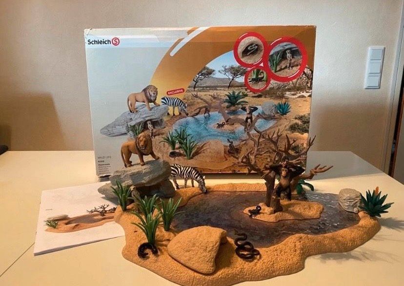 Schleich Wildlife Wasserstelle 42258 rar Rarität selten in Düsseldorf