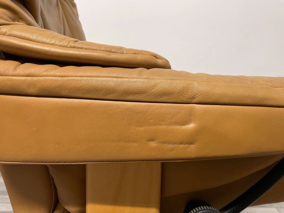 Stressless Reno S / Cognac / Ekornes Sessel Gemütlich in Willich