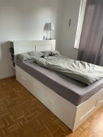 IKEA Bett BRIMNES mit Kopfteil 140x200cm Nordrhein-Westfalen - Münster-Hafen Vorschau