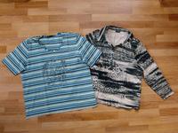 T-Shirt bianca Blau gestreift, Lebek grün gemustert Gr. 48 XXL Nordrhein-Westfalen - Recke Vorschau