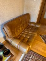 Vintage Couch Leder 50er 60er 70er Teak Mid Century Hessen - Erbach Vorschau