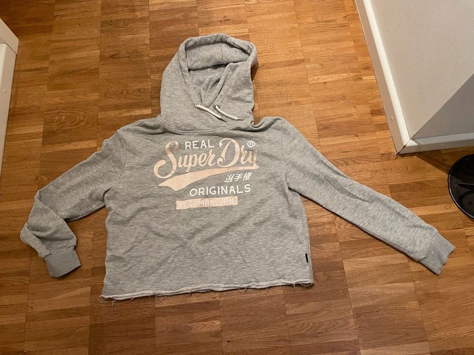 Hoodie Kapuzen-Sweatshirt Cropped Superdry Größe 40 in Hamburg