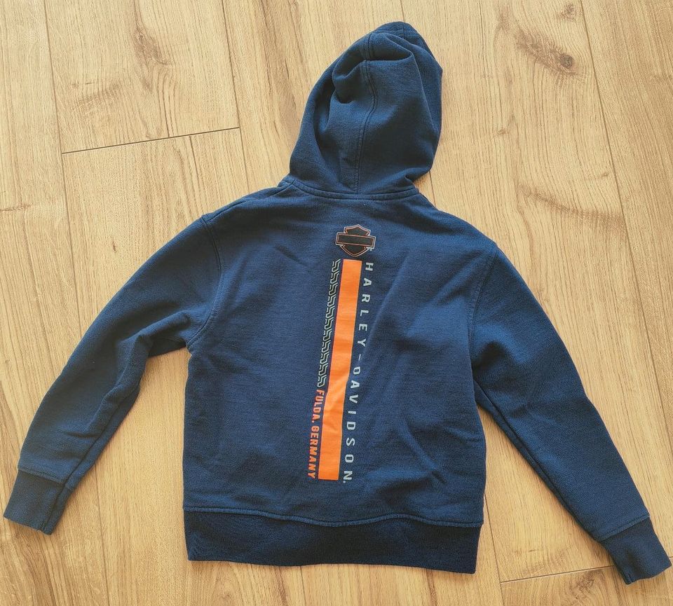 Harley Davidson Hoodie navy Kinder 2 3 Jahre Zip Kapuzenpulli in Rodgau