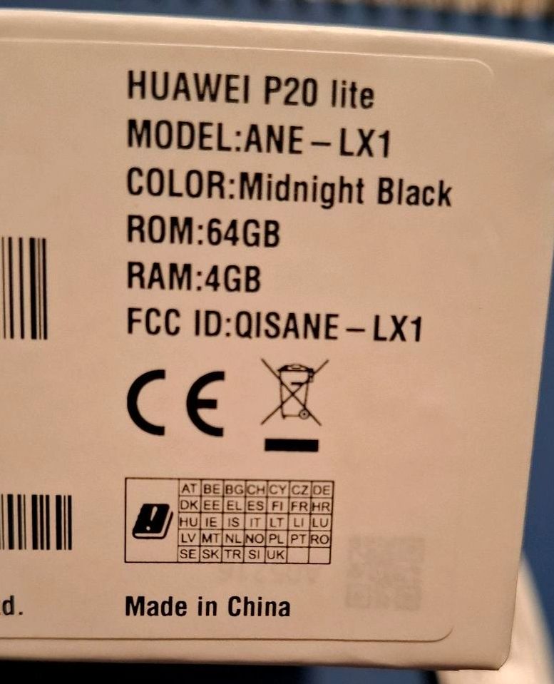 HUAWEI P20 Lite Farbe Midnight Black in Duisburg