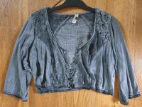 Tredy Bolero Jacke Damen Gr. 40 grau blau Pallietten schick Nordrhein-Westfalen - Kürten Vorschau