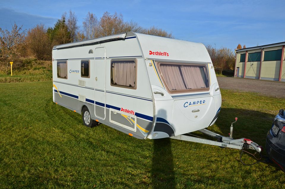 Vermiete Fam. Wohnwagen Dethleffs 510TK inkl. Zubehör mieten in Freital