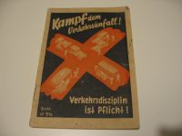 Kampf dem Verkehrsunfall Werbung Reklame 1940 - 2 WK Polizei Bayern - Würzburg Vorschau