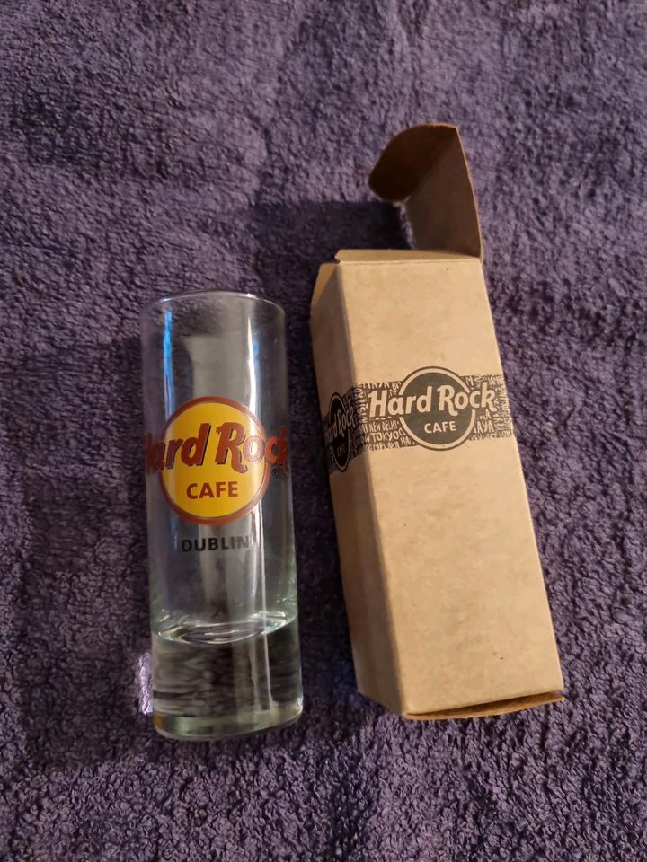 Hard Rock Cafe Shotglas Schnapsglas Dublin in Walzbachtal