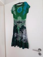 Desigual Kleid Sommer Kurzarm grün weiß XL Leipzig - Plagwitz Vorschau