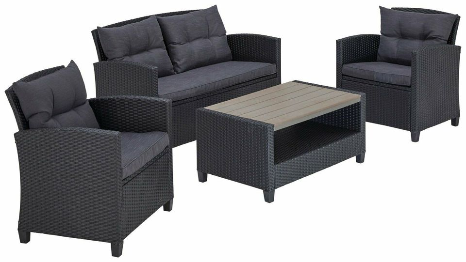 Loungeset Gartenmöbelset St. Tropez 11tlg 2er Sofa 2 Sessel Tisch in Borchen