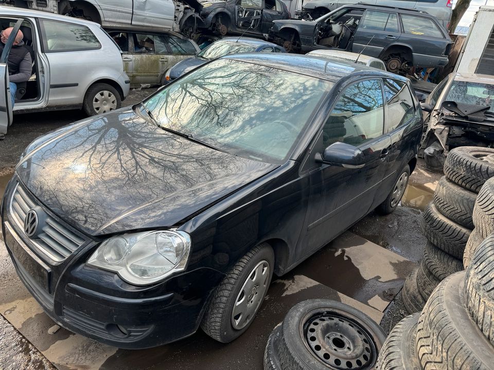 VW Polo 9N3 Scheinwerfer Stoßstange Motorhaube kotflügel spiegel in Duisburg