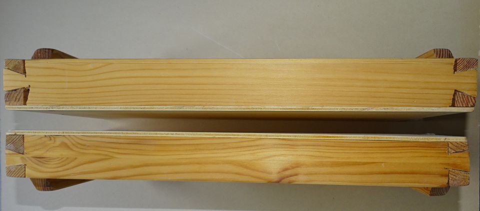 2Tablett Holztabletts Serviertablett Holz 39,5 x 25 x 4cm in Hemdingen