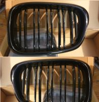 5er BMW E39 95-03 FRONT GRILL NIEREN DOPPELSTEG SCHWARZ GLANZ NEU Nordrhein-Westfalen - Herten Vorschau