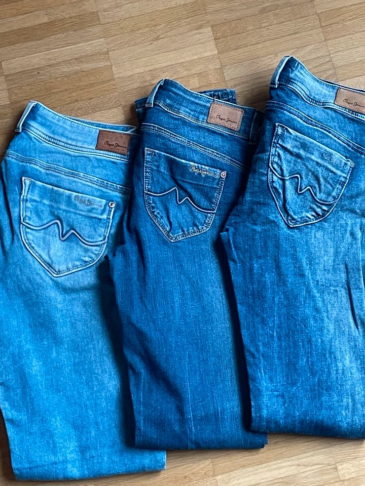 Pepe Jeans, New Brooke, blau, Gr 29/30 in München