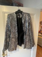 Jacke Blazer Pailletten silber Zara, Grösse M Berlin - Westend Vorschau