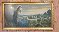 Sehr schönes Vintage-Heiligenbild Jesus mit Schafherde Bayern - Ottobeuren Vorschau