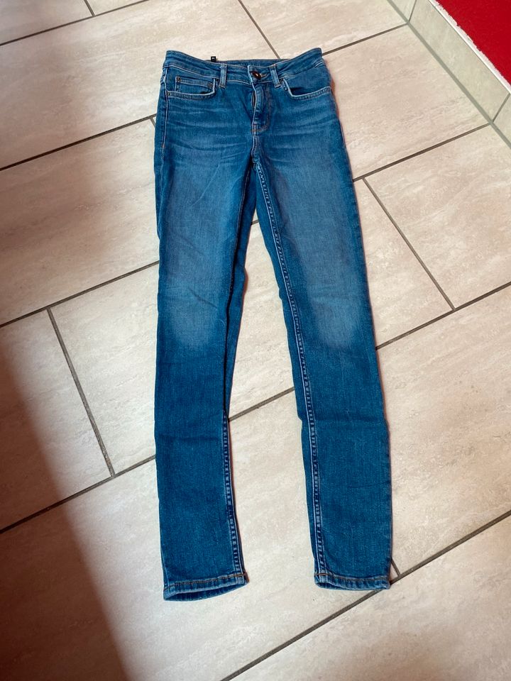 Blaue Jeans Hose von hallhuber Größe 34 in Brandenburg an der Havel