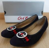 Ballerinas von ara, Nubukleder, navy, Gr. 40,5, OVP, neuwertig Brandenburg - Glienicke/Nordbahn Vorschau