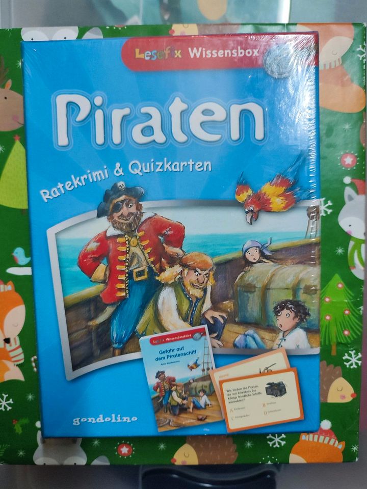 Piraten Spiel ratekrimi und Quizkarten lesefix wissensbox in Lemförde