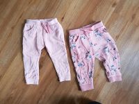 74, 2 Jogginghosen Hosen rosa Mädchen Leggings Niedersachsen - Bad Laer Vorschau