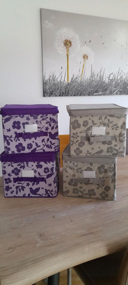 4 Stoffboxen in Gotha