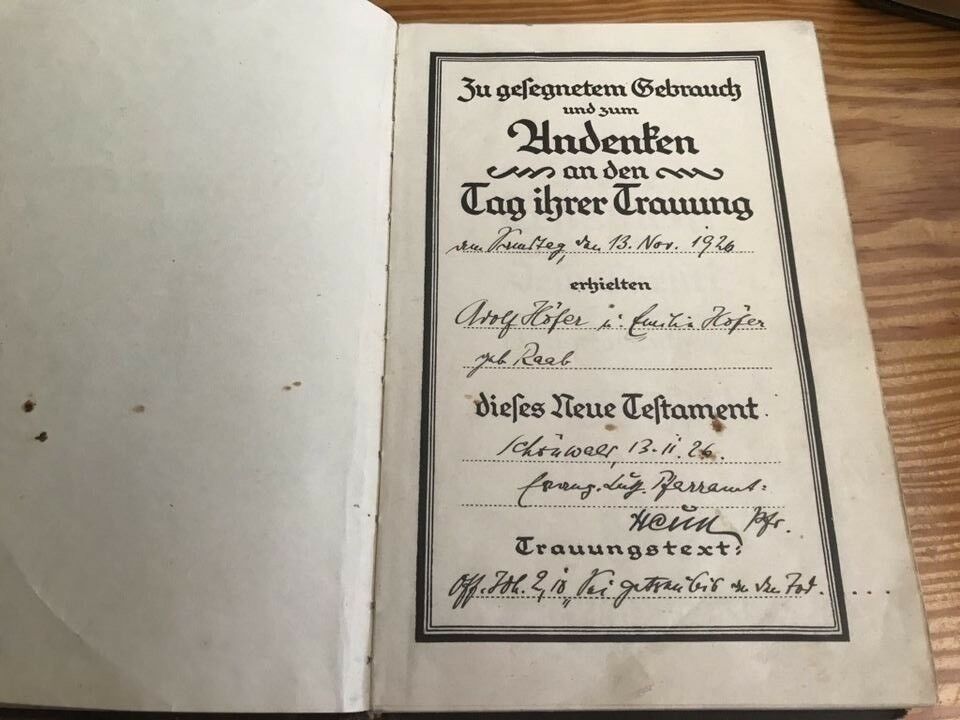 Alte Bibeln und Gesangbücher in Bayreuth