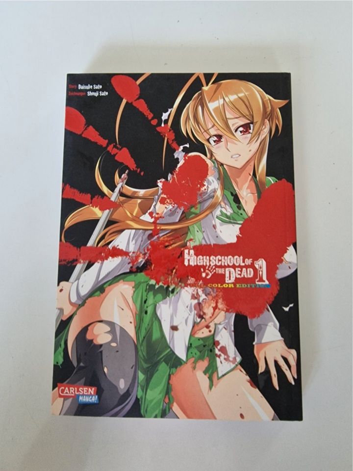 Manga HIGHSCHOOL OF THE DEAD , Full Color Edition , Band 1 in Lalling