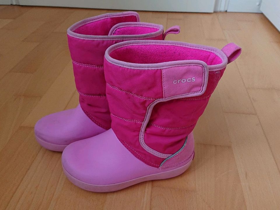 Crocs Mädchen Winterstiefel Gr.29/30,c12,pink,Lodgepoint,SnowBoot in Oldenburg