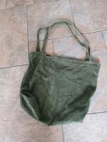 Shopper Tasche Cord Beutel khaki handmade grün neuwertig Niedersachsen - Nordhorn Vorschau